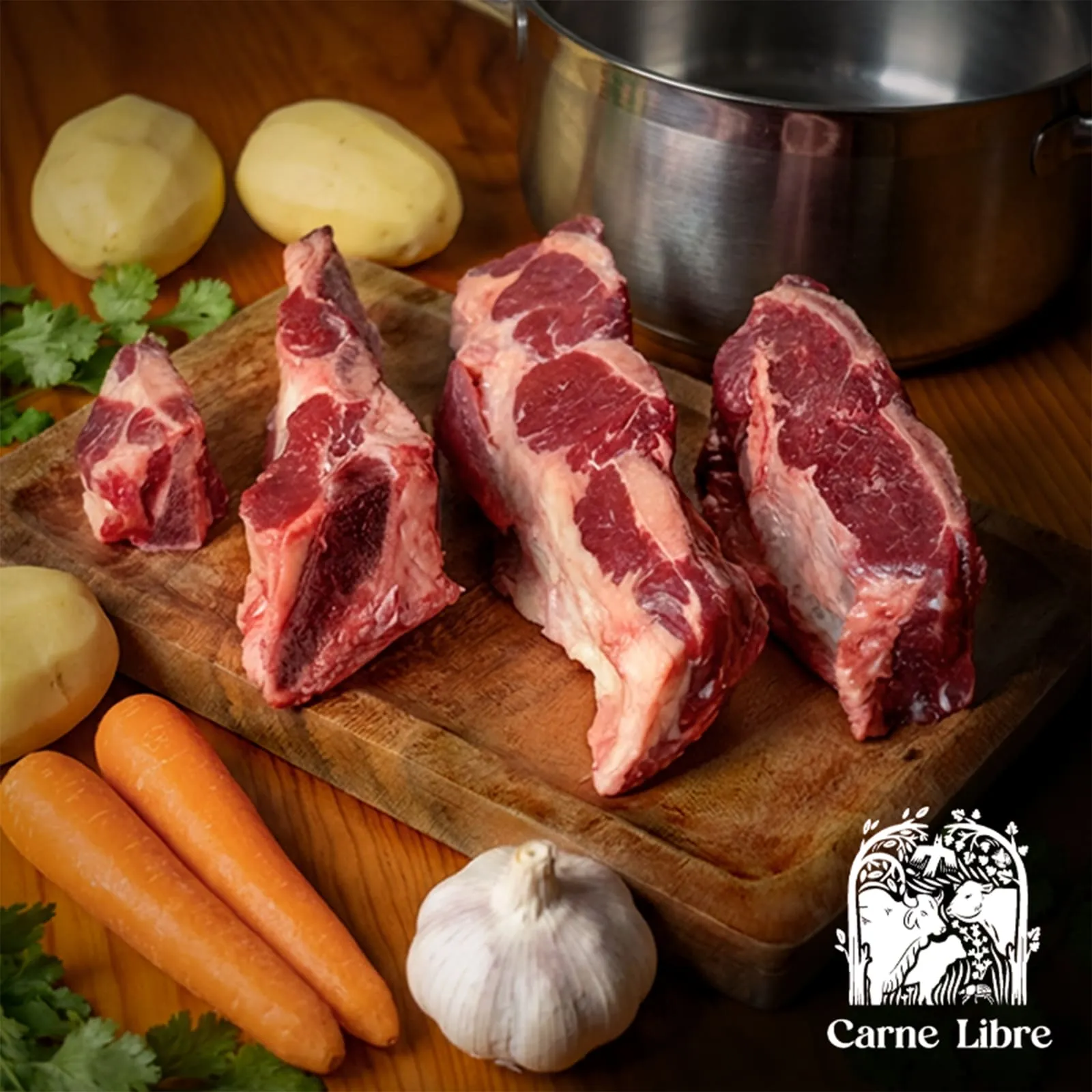 Costilla cocido